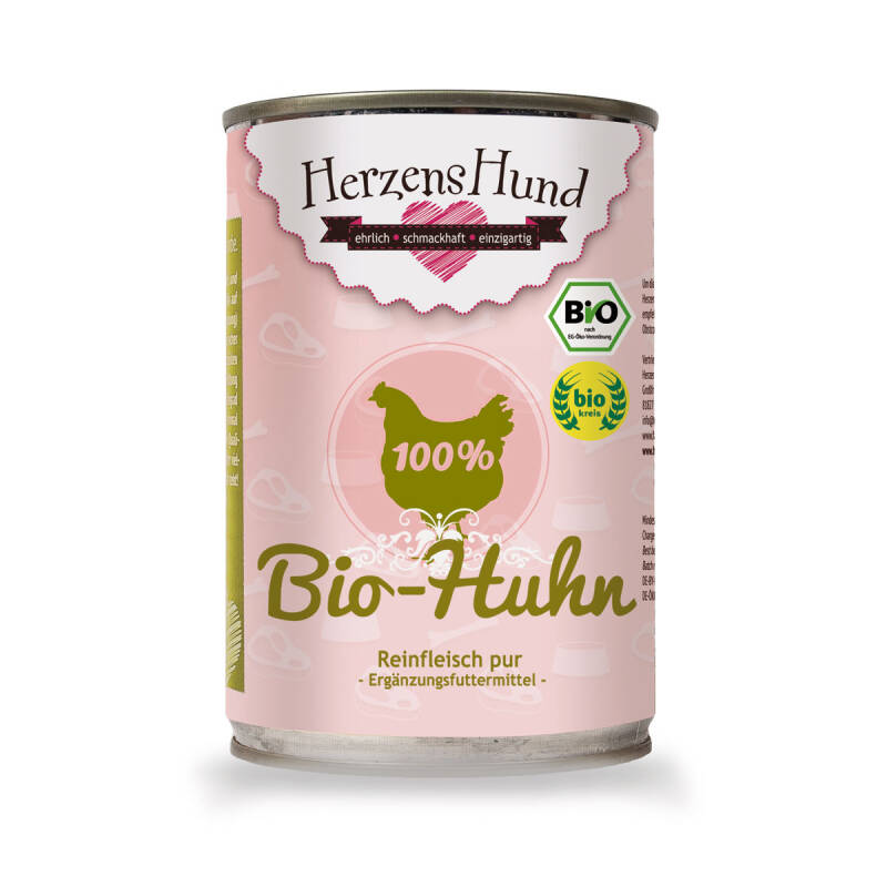 Bio-Huhn Reinfleisch pur — 12x400g