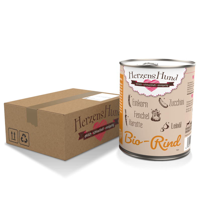 Bio-Rind mit Bio-Gemüse — 6x800g