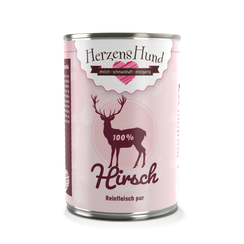 Hirsch Reinfleisch pur — 12x400g
