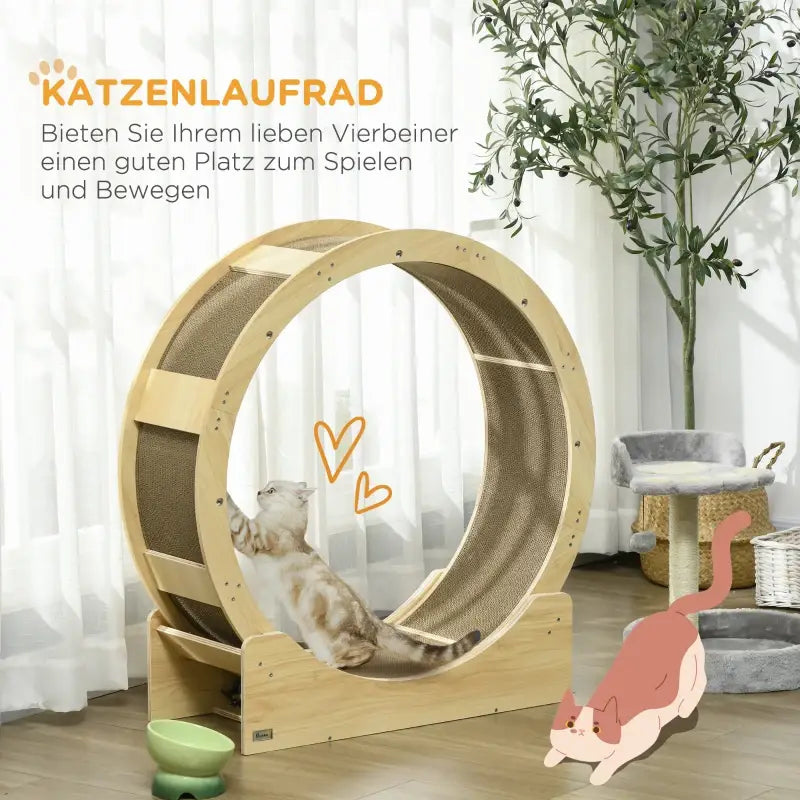PawHut Katzenlaufrad 91 cm
