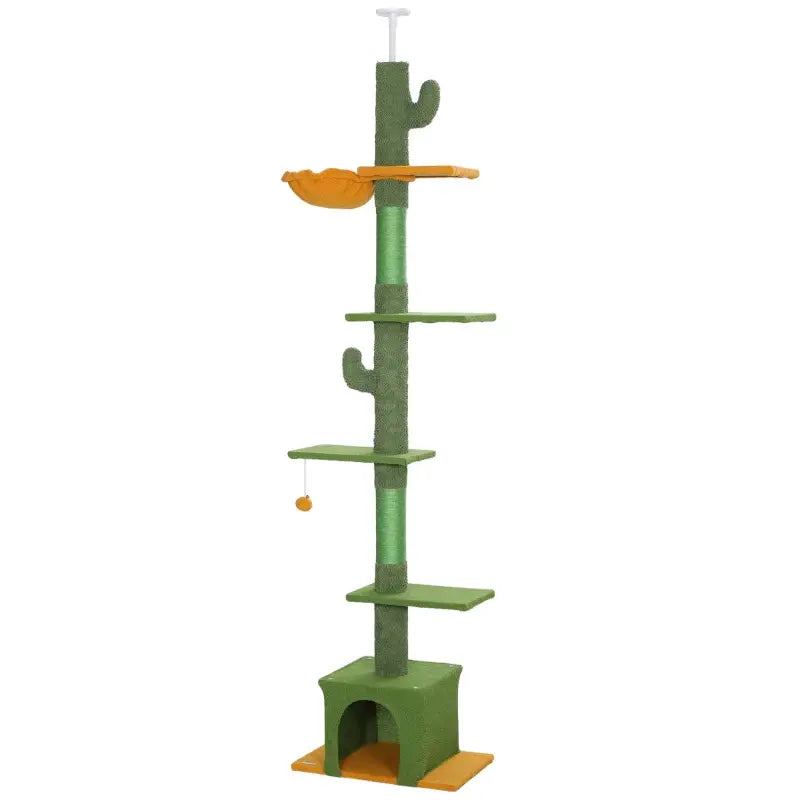 PawHut Höhenverstellbarer Kratzbaum 230-275 cm — Groß