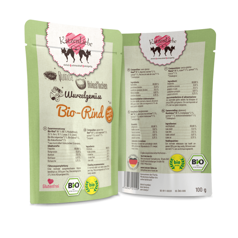 Bio-Rind mit Bio-Wurzelgemüse — 12x200g