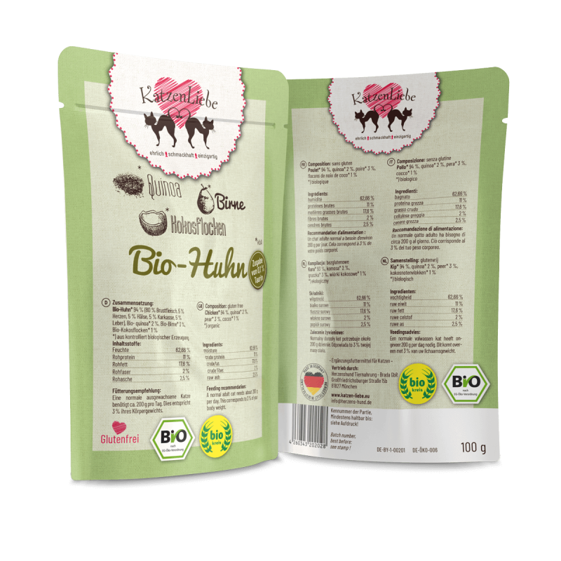 Bio-Huhn mit Bio-Quinoa — 12x200g