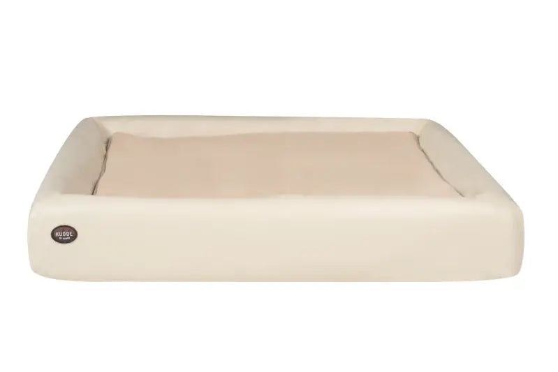Hundebett KUDDE Kunstleder — Rot / 80x100cm