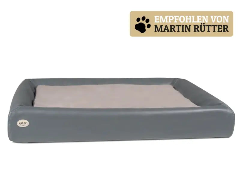 Hundebett KUDDE Kunstleder — Sahara / 117x150cm