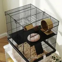 PawHut Hamsterkäfig 3 Etagen