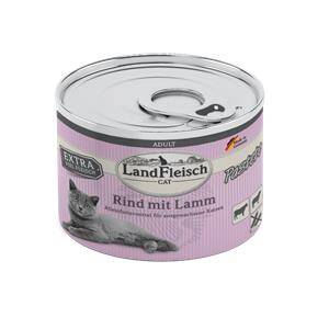 6 x Landfleisch Cat Adult Pastete Rind & Lamm