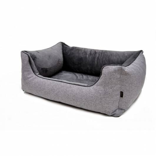 Lebon Hundebett Louis PLUS - Silver 120 x 90 cm
