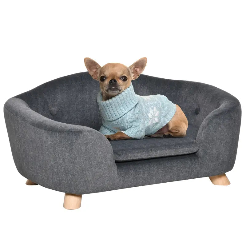 PawHut Haustiersofa Hundematte — Beige
