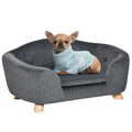 PawHut Haustiersofa Hundematte — Grau