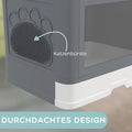 PawHut Katzentoilette