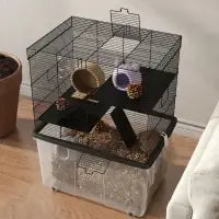PawHut Hamsterkäfig 3 Etagen