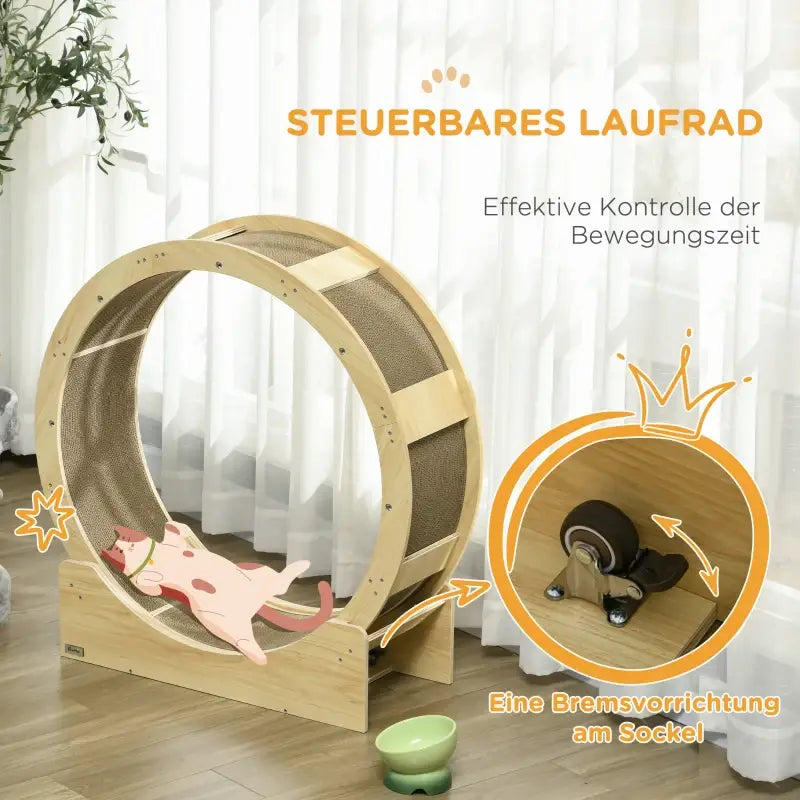 PawHut Katzenlaufrad 91 cm