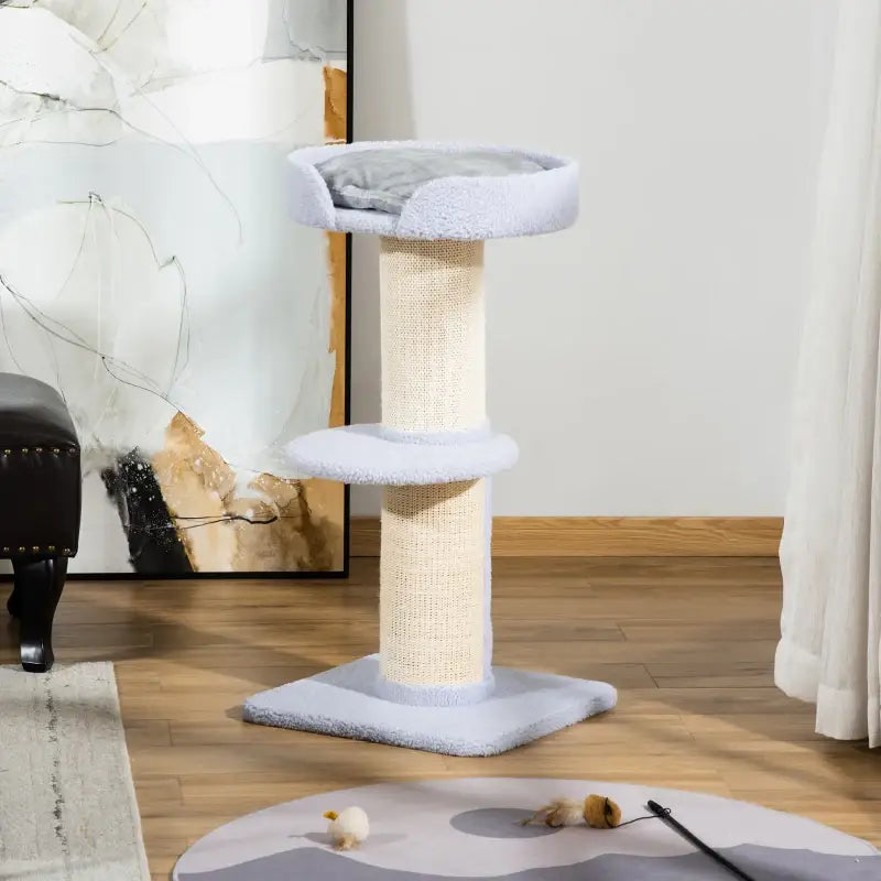 PawHut Kratzbaum Katzenturm 91 cm — Braun