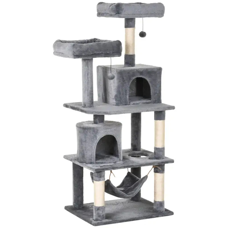 PawHut Katzen Kratzbaum groß 145 cm