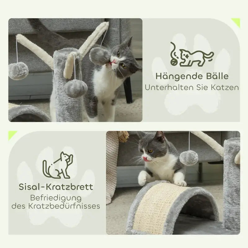 PawHut Kratzbaum 40 cm Kleiner Katzenturm