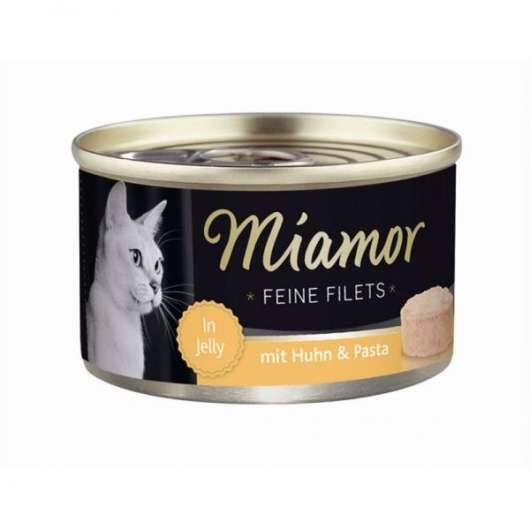 24 x Miamor Feine Filets 100g Huhn & Pasta