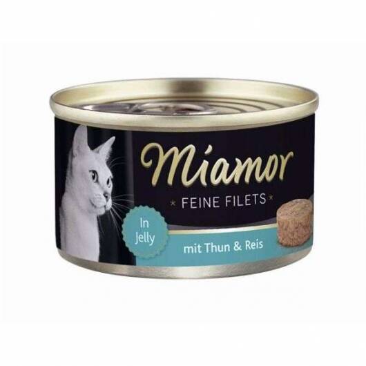 24 x Miamor Feine Filets 100g Heller Thunfisch & Reis