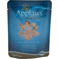 12 x Applaws Frischebeutel Thunfisch & Brachse 70g