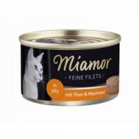 24 x Miamor Feine Filets 100g — Thunfisch&Käse
